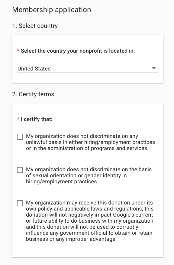 Non Profit Registration